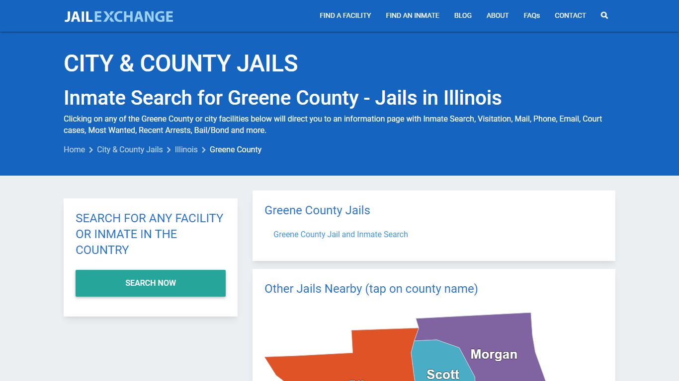 Inmate Search for Greene County | Jails in Illinois - Jail Exchange