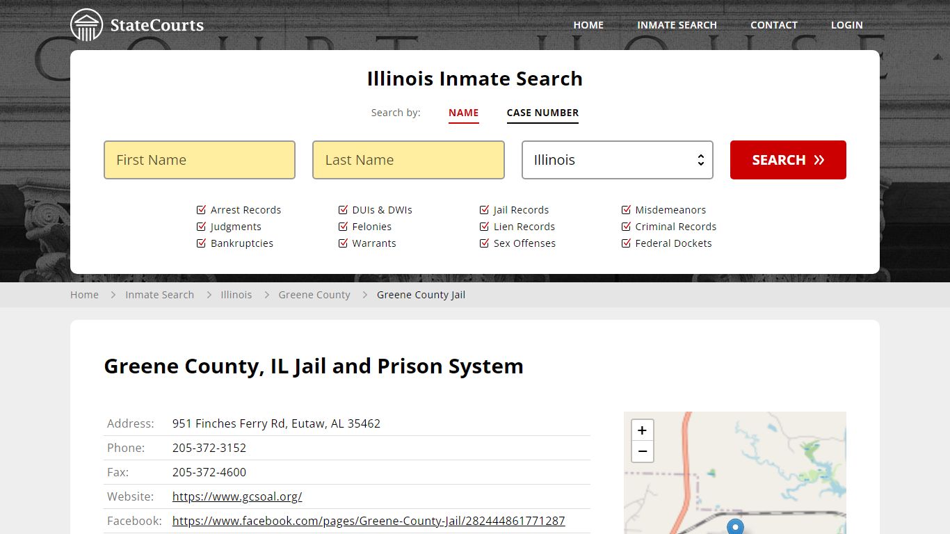 Greene County Jail Inmate Records Search, Illinois - StateCourts